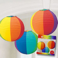 Rainbow Paper Lanterns
